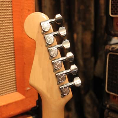 Vintage 1984 Fender Squier Japan Stratocaster Guitar w/ USA Kahler & EMG Pups image 9