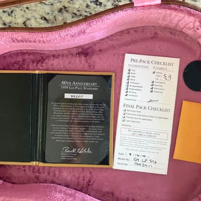 Gibson Custom Shop '59 Les Paul 60th Anniversary 2019 - Kindred Burst VOS - R9 1959 Historic Reissue image 5