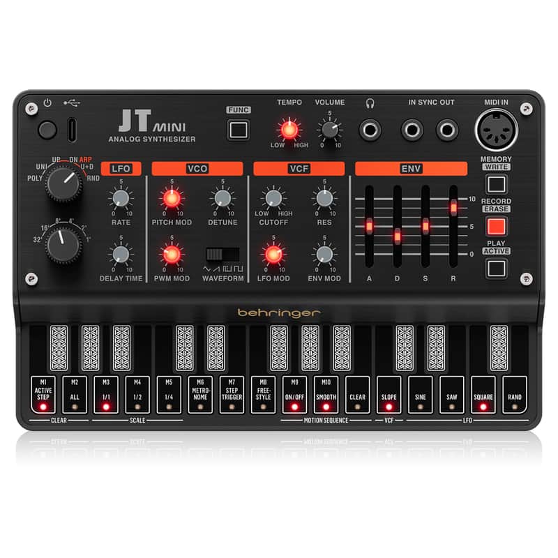 Behringer JT MINI 3-Voice Analog Polyphonic Synthesizer image 1
