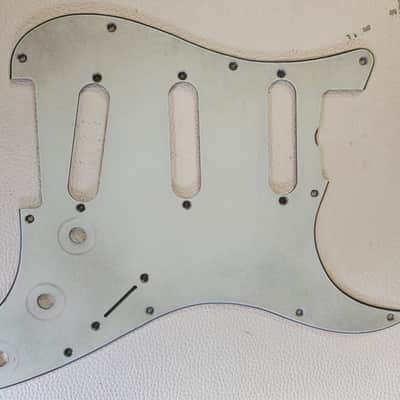 Fender Stratocaster Aged Relic 3 ply Pickguard Mint Green 62 hole pattern 59-62 image 6