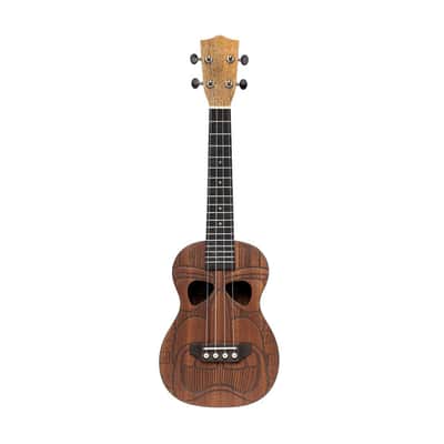 STAGG Tiki Series Concert Ukulele With Sapele Top Hewa Finish With Black Nylon Gigbag image 6