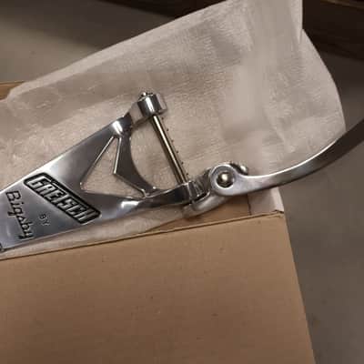 Gretsch Branded Tailpiece, Bigsby B6, Polished Aluminum image 1