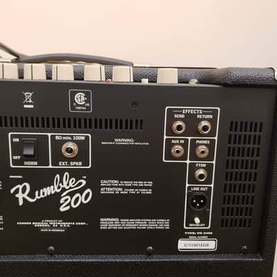 Fender Rumble 200 - 200 watt Combo Bass Guitar Amp image 5