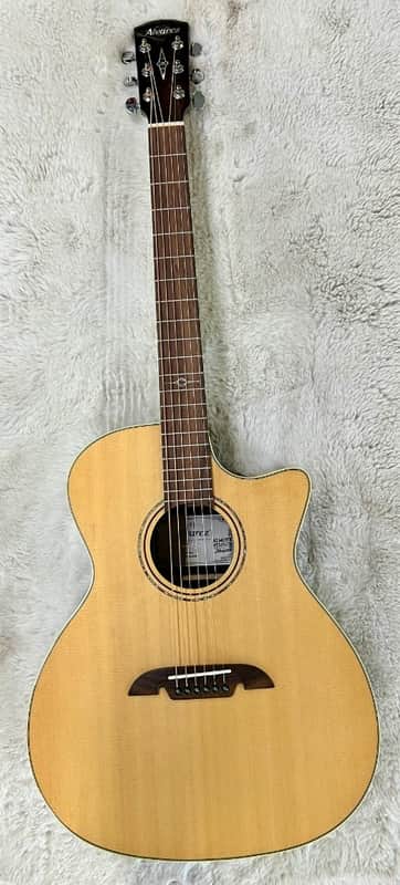 Alvarez Model AG70CE Grand Auditorium Solid Spruce Top Acoustic Electric Guitar image 1