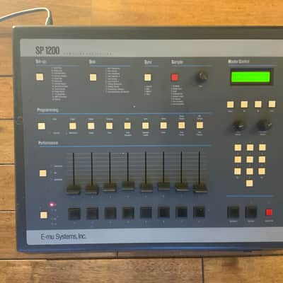 E-MU Systems SP-1200 8-Voice Drum Sampler 1987 - 1996 - Black image 1