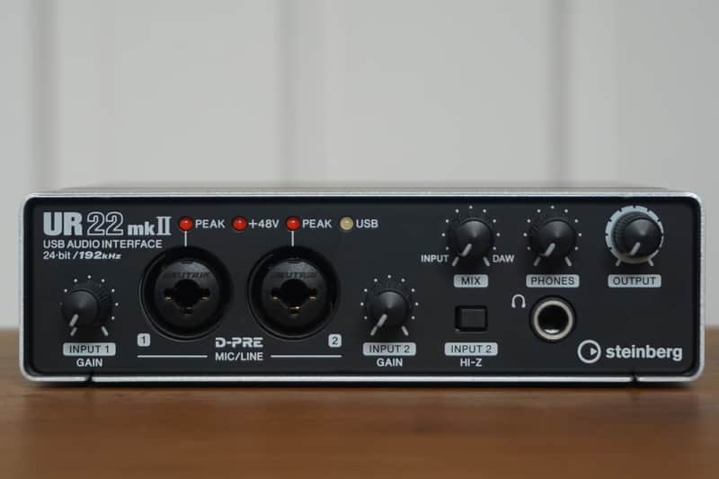 Steinberg UR22mkII USB 2.0 Audio Interface - Silver/Black image 1