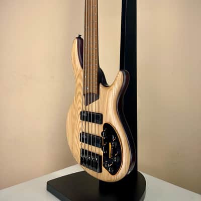 Cort Artisan B5 Element - Open Pore Natural - 5-String Bass - Bartolini Electronics & Hipshot Hardware image 3