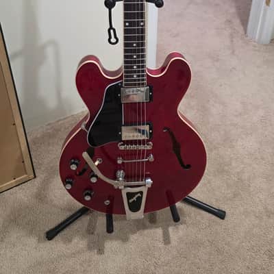 Gibson ES-335 Semi-Hollow Left-Handed Electric - Sixties Cherry image 1