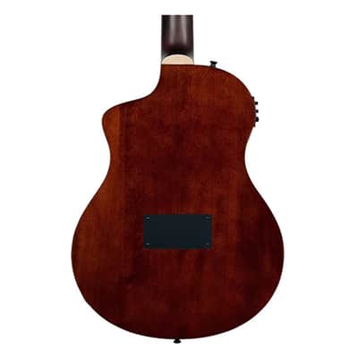 Ortega Guitars RTPDLX-ACA TourPlayer Series Thinline A/E Nylon - Burst Open Box image 7