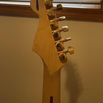 Fender American Double Fat Stratocaster Hardtail with Rosewood Fretboard 2003 - Black image 7