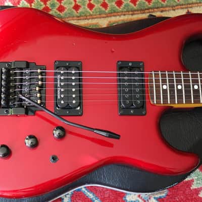 Kramer / ESP J-2000 Pacer Prototype with Kahler 1984 Red image 8
