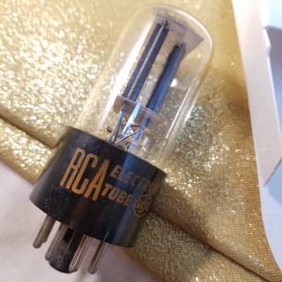 RCA Matched Pair (2) 6SN7GTB tNOS AT1000 TESTED Vacuum Tubes T11 rare tight plate spacing dual triode 1962 image 2