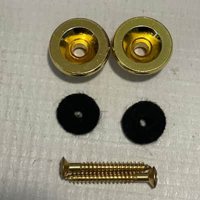 2020's Jackson JS Dinky Series Guitar Oversize Factory Gold Strap Buttons image 1