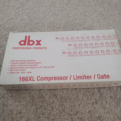 dbx 166XL Stereo Compressor / Limiter / Gate 2000s - Black image 4