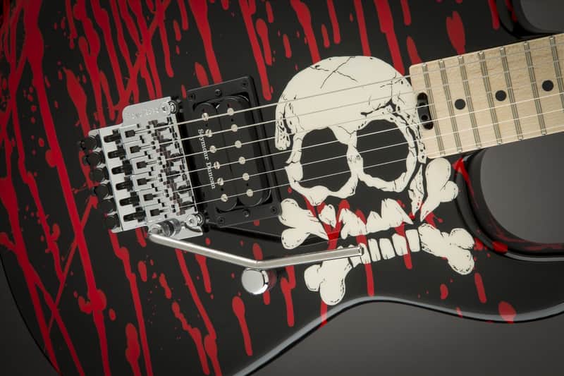 Charvel Warren DeMartini Signature Blood and Skulls image 1