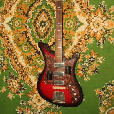 AELITA 230 BL RARE Soviet Vintage Electric Guitar USSR Russia 1980 URAL image 1