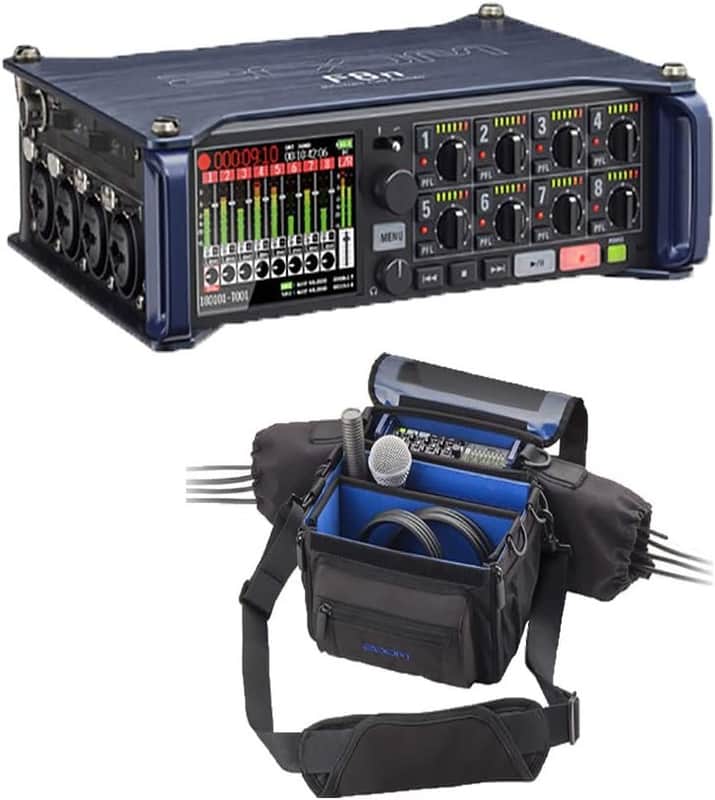 Zoom F8n MultiTrack Field Recorder + PCF-8n Protective Case for F8n,F8 and F4 image 1