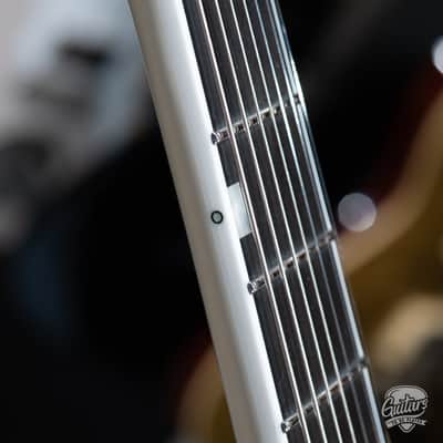 ESP E-II M-II 7B Baritone 7-String Evertune Guitar w/ Case–Pearl White (B-stock) image 11