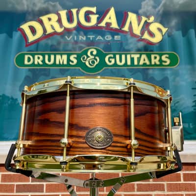 Noble & Cooley 6x14 Special Edition Solid Shell Classic Sassafras Snare Drum Honey Maple Satin *Video Demo* image 1
