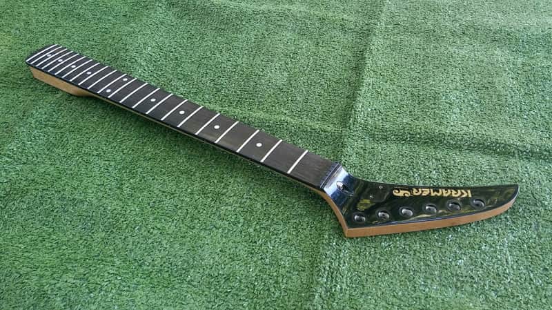 Kramer Vintage 90s Lefty Or Reverse Headstock Neck 22 Frets 25.5" Scale 1990s Original Factory Finish image 1