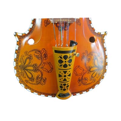Hand made rare Norwegian fiddle 4*4 strings violin 4/4 ,hardanger fiddle image 4