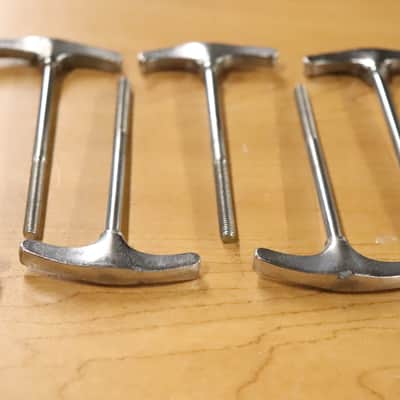 Ludwig USA 4 3/4" Chrome T Rods 13pk Vintage 1960's -70's image 7