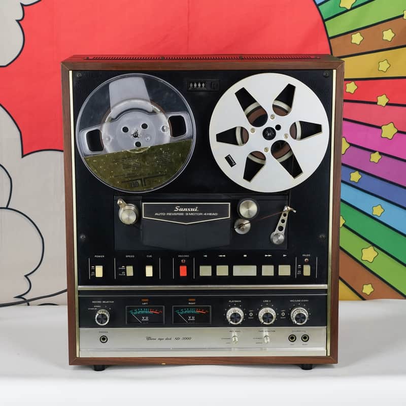 Vintage Sansui SD-5000 Reel to Reel Stereo Tape Deck | Reverb