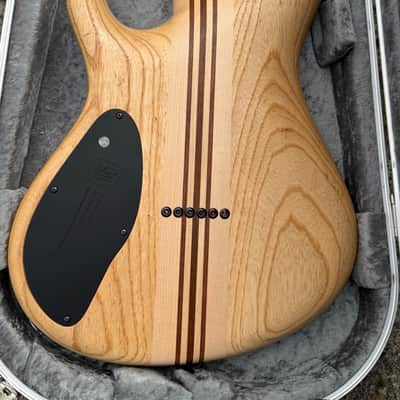 Mayones Regius 6 Monolith Black PorRed Matt 2019 - Red Grain image 5