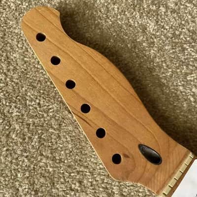Roasted Maple Wood Telecaster Tele Style Guitar Neck, 21 Frets Fingerboard image 9