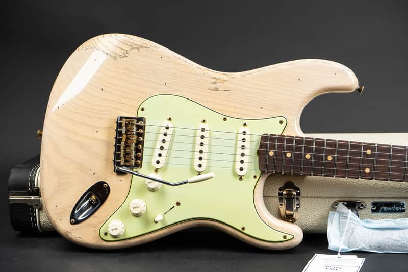 Fender Custom Shop 1956 Stratocaster Heavy Relic - Super Faded Aged Dirty White Blond image 1