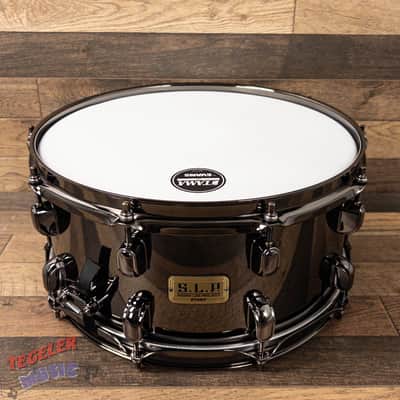 Tama LBR1465 SLP Series Black Brass Snare Drum 14"x6.5" image 3