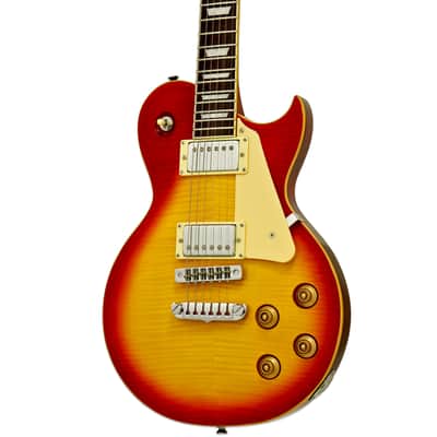 Aria Pro II Electric Guitar - Aged Cherry Sunburst image 3