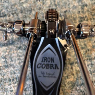 Tama HP900PWN Iron Cobra 900 Series Power Glide Double Bass Drum Pedal 2010s - Black/Chrome image 13