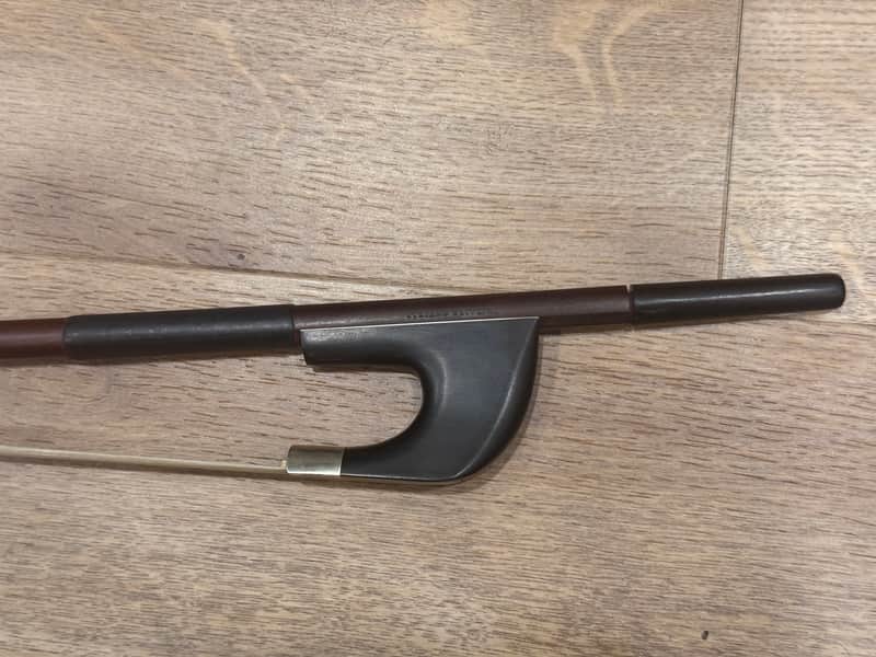 Juliano Oliveira Silver pernambuco German bass bow image 1