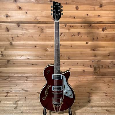 Duesenberg Starplayer TV Semi-Hollow Electric Guitar - Balboa Pearl Red image 2