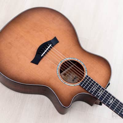 2024 Taylor Custom Grand Auditorium Acoustic Electric Guitar Western Red Cedar + Indian Rosewood image 10