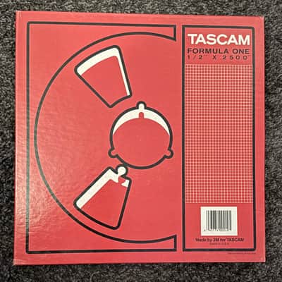 1/2 Inch Metal Reel - Tascam Label - with Tape image 3