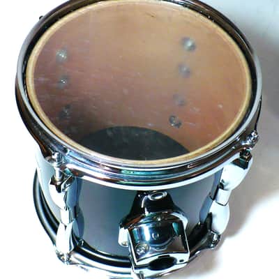 Pearl Export Series 8" and 10" Toms / Long Lug with Double Tom Stand / Black / 1990's image 18