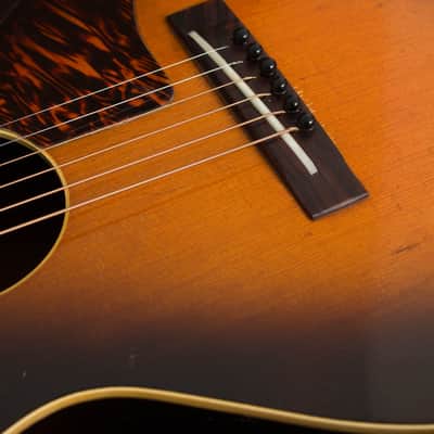 Kalamazoo Sport Model KG 3/4 Flat Top Acoustic Guitar (1937), ser. #587C, original black chipboard case. image 13