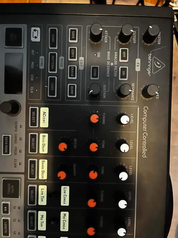Behringer RD-8 Rhythm Designer 2019 - 2022 - Black image 1