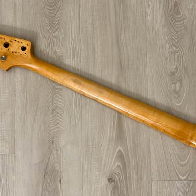 1966 Fender Jazz bass neck w/original lollipop tuners image 4
