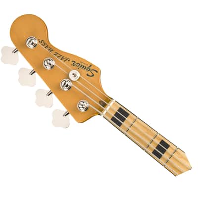 Used Squier Classic Vibe '70s Jazz Bass - Black w/ Maple FB image 4