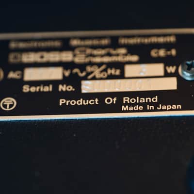 *Holy Grail* Roland Boss CE-1 Chorus Ensemble Serial #S000001 image 8