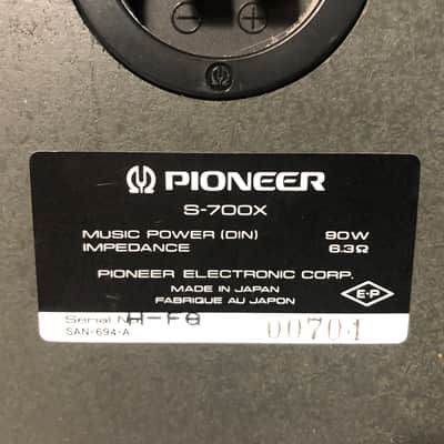 Pioneer S-700X Speakers Bookshelf HiFi Stereo Vintage Audiophile Japan Turbo Pro image 6