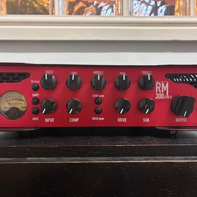 Ashdown RM-300 EVO II Rootmaster 300-Watt Bass Amp Head 2020 - Red image 2