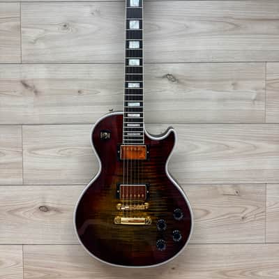 Gibson Custom Les Paul Axcess Custom Figured Top Electric Guitar - Bengal Burst #865 image 2