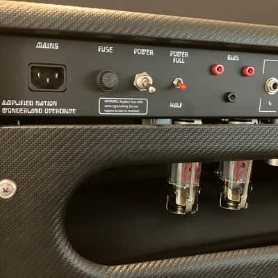 Amplified Nation WONDERLAND OVERDRIVE V2 50W HEAD 2025 - CARBON FIBER TOLEX image 4