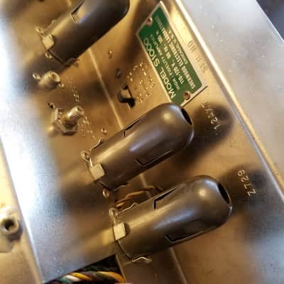 Sherwood Original S1000 Integrated hifi 6L6 mono tube amp Rare 1950s - cream gold speckled black image 21