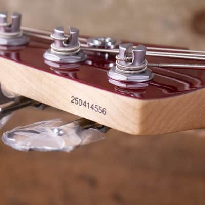 Lakland Skyline 44-64 Custom PJ 4-String with Rosewood Fretboard 2010s - Candy Apple Red image 5