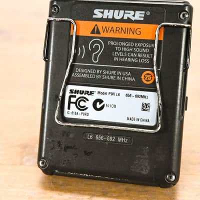 Shure PSM 900 Wireless IEM System L6 Band: 656-692 MHz (NO POWER SUPPLY) CG011VE image 15